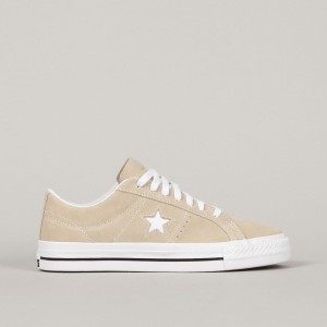 Converse One Star Pro Oat Milk White